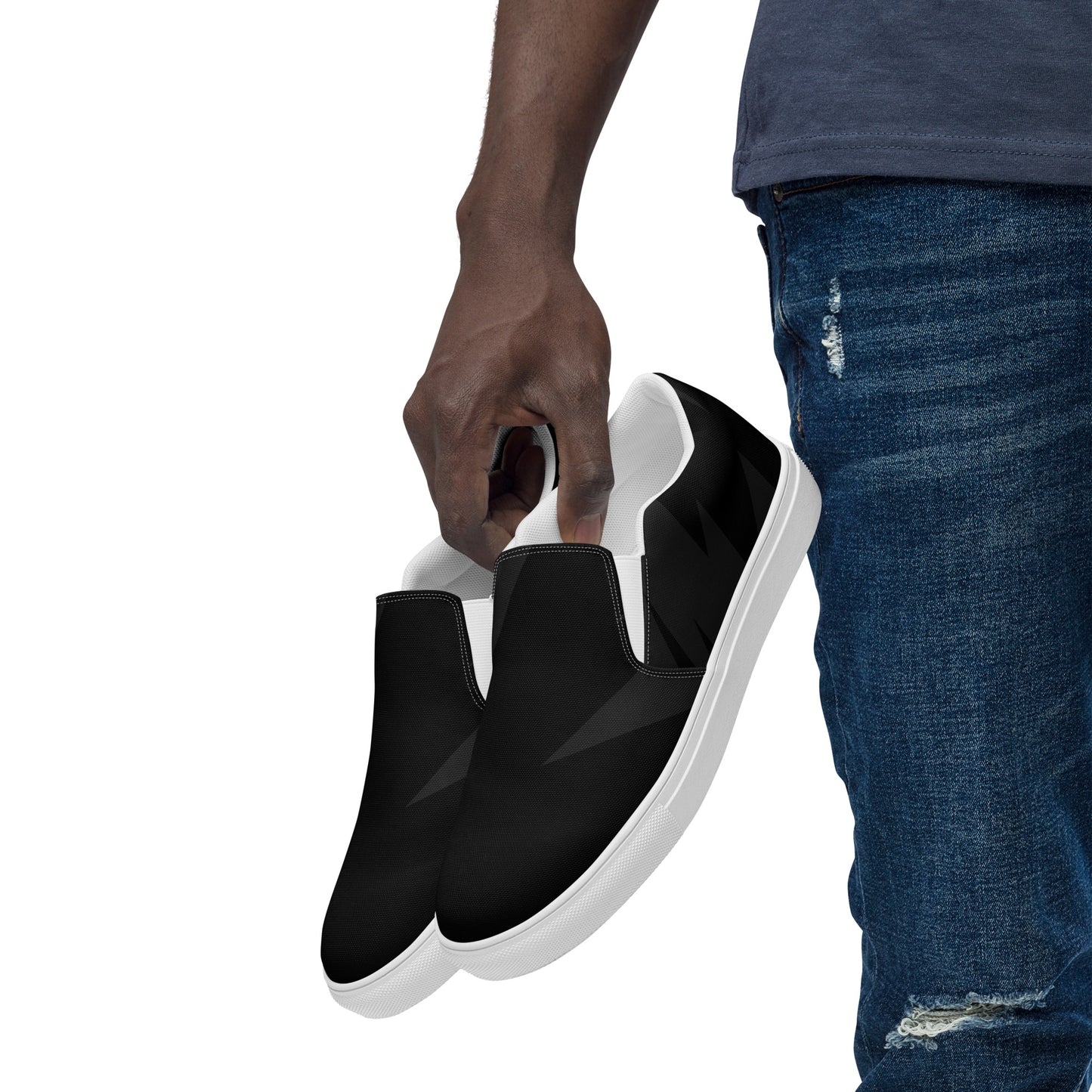 Midnight Stealth Men canvas Slip-Ons